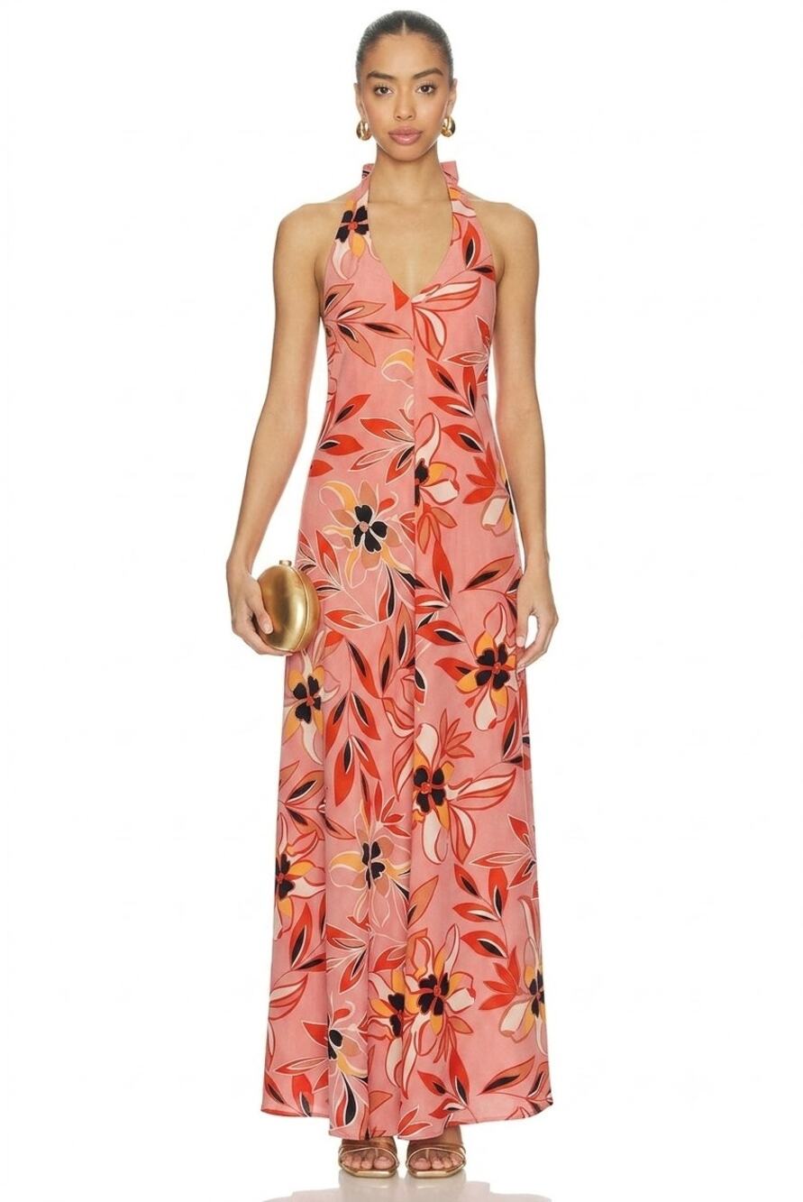 Yumi Kim Studio 54 Pink Tango Maxi Dress Size S